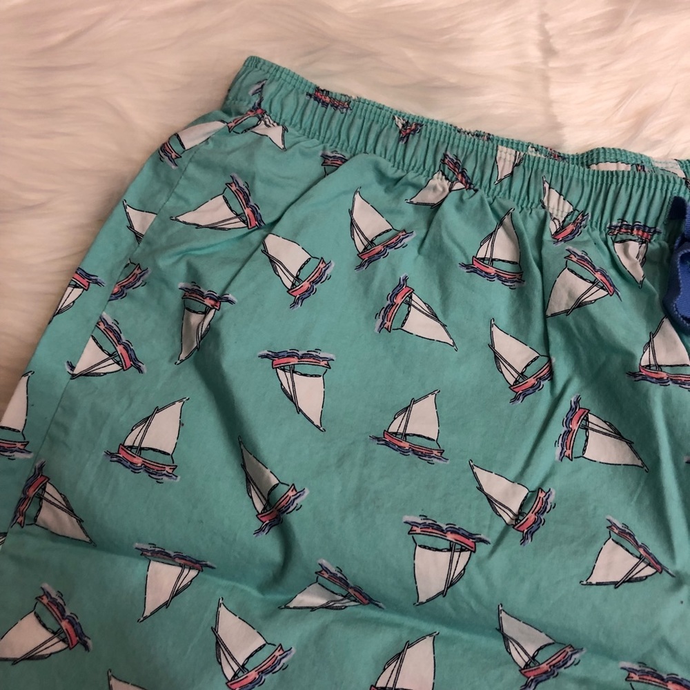 ❌SOLD❌LL Bean Nautical Boat Print Casual Shorts - Picture 2 of 7
